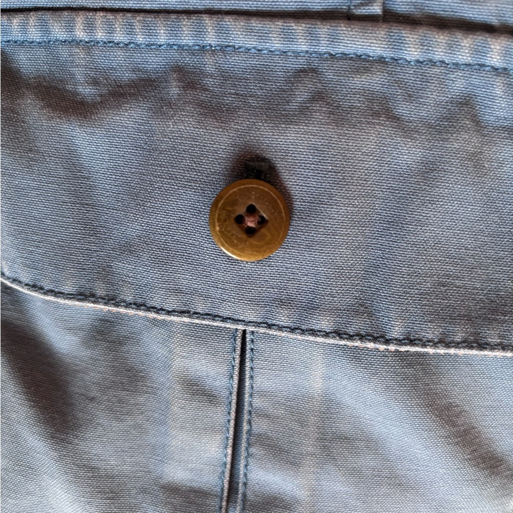 L.L. Bean Men's Blue and Brown Military Jacket Barn Jacket vintage - Picture 11 of 16